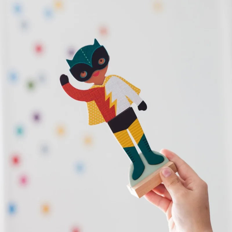 Petitcollage magnetické puzzle - Superhrdinovia