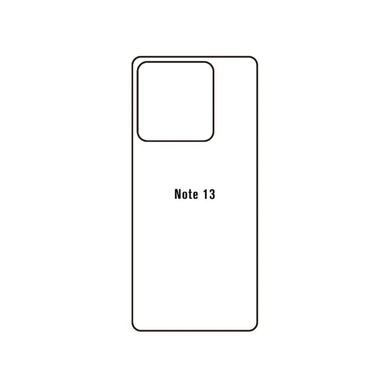 Ochranná fólia Sunshine Hydrogel pre Xiaomi Redmi Note 13 5G Variant:: zadná čirá