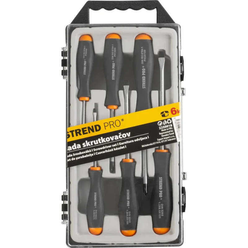 Sada skrutkovačov Strend Pro SD0641, 6-dielna, ploché + Phillips