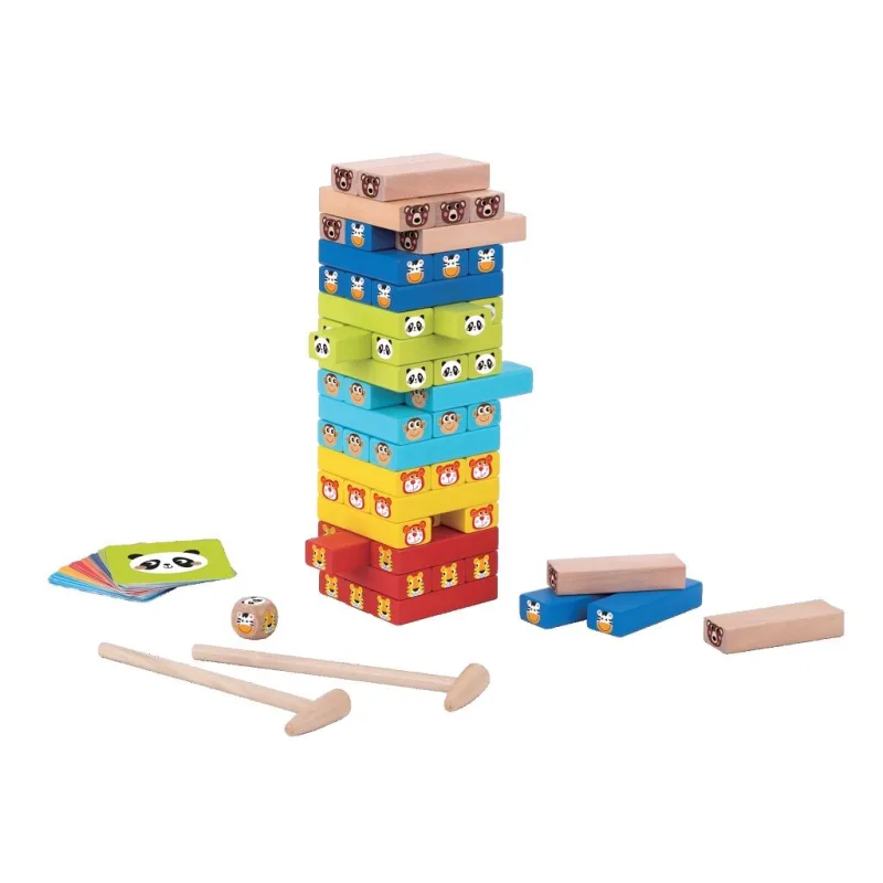Jenga so zvieratkami