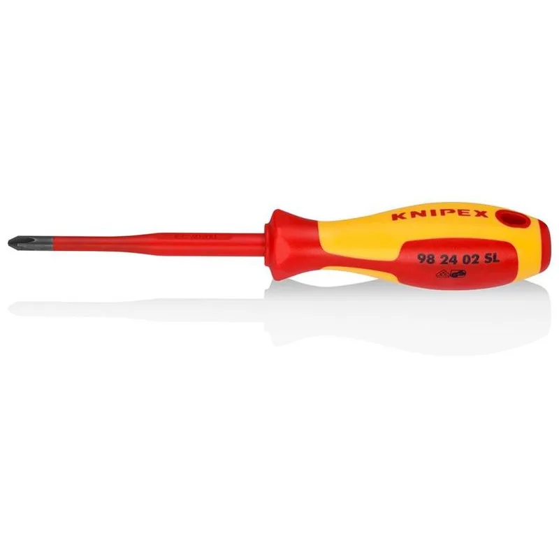 Skrutkovač KNIPEX 98 24 02 SL – Slim PH 2, VDE 1000V