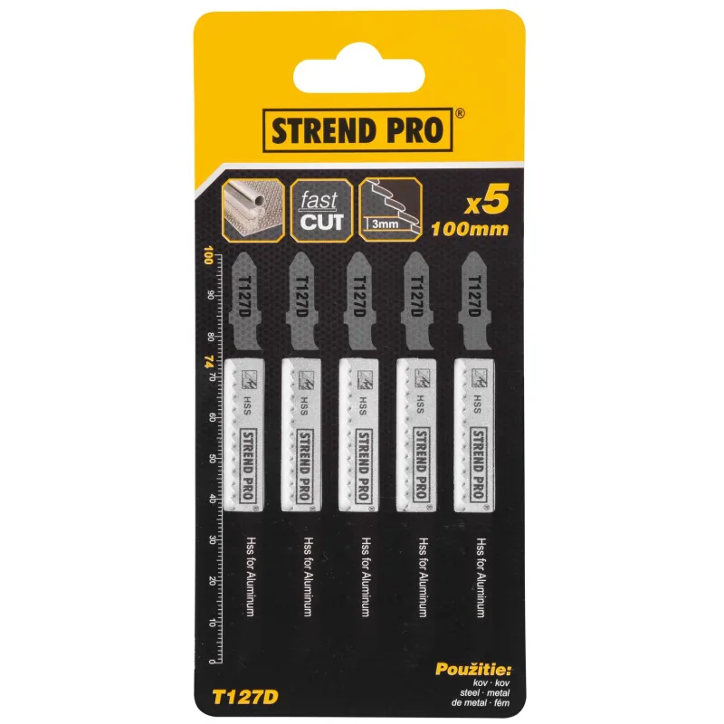 List STREND PRO T127D 100 mm, 8z, kov, bal. 5 ks