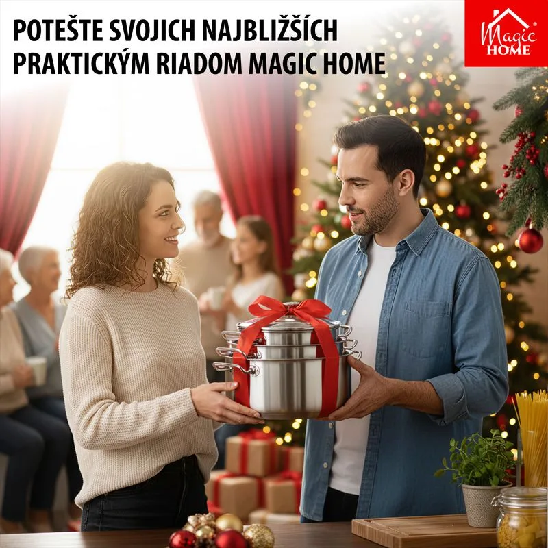 Kastról MagicHome Chloe, hrniec, 16 cm, 1,5 lit., so sklenenou pokrievkou, nerez