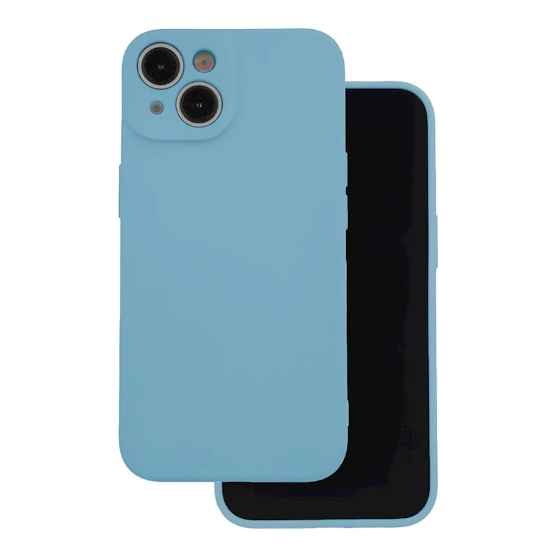 Soft Flex Silikónový kryt na mobil iPhone 14, Svetlo Modrý
