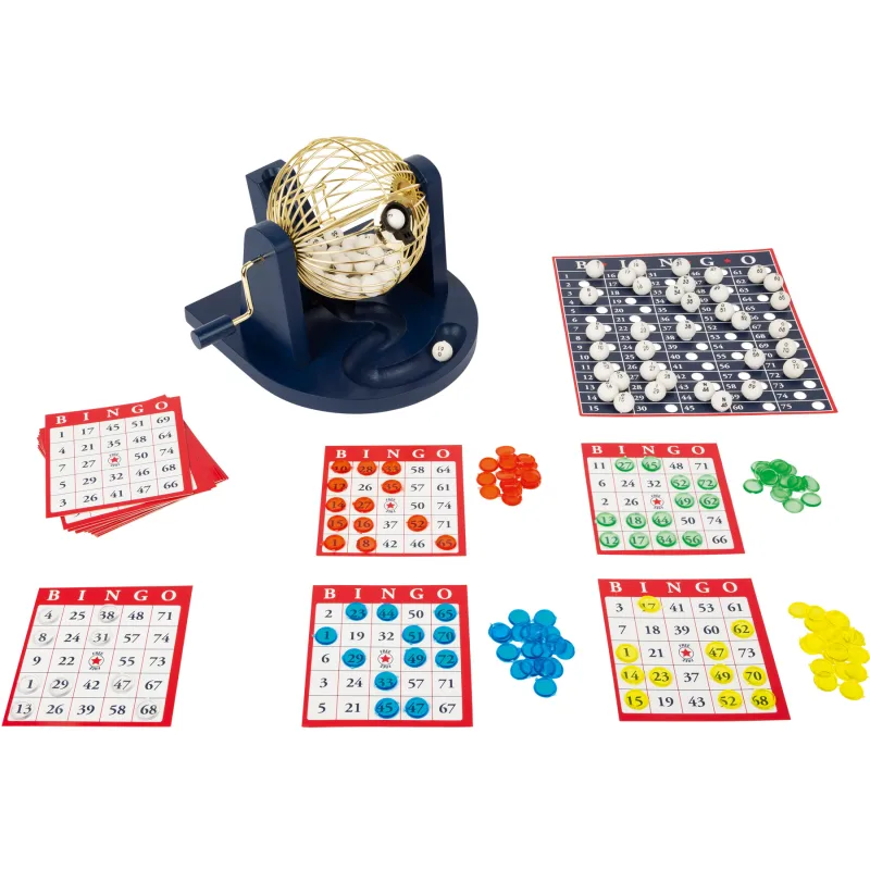 Bingo hra s bubnom na losovanie