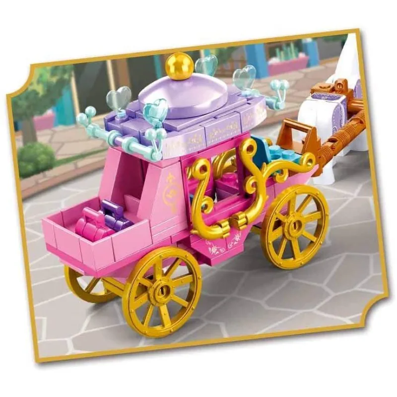 Sluban Girls Dream Village M38-B0872 Dobový kočiar s koníčkami