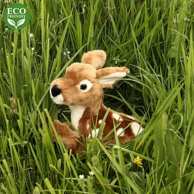 Plyšové jelenča ležiace 22 cm ECO-FRIENDLY