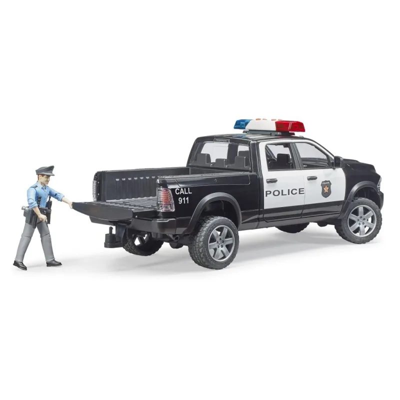Bruder 2505 Policajné auto RAM s policajtom