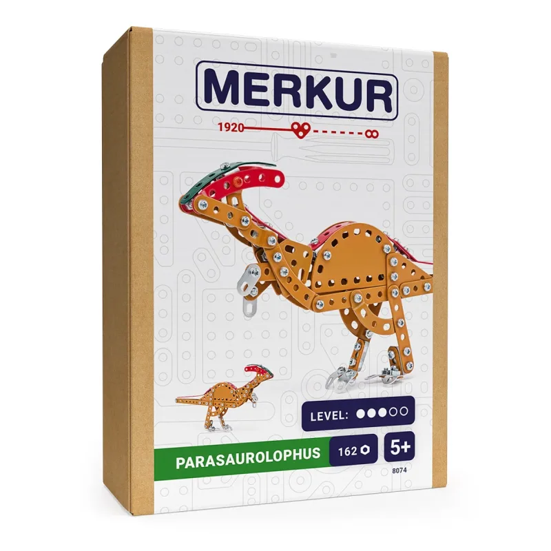 Merkur DINO - Parasaurolophus, 162 dielikov