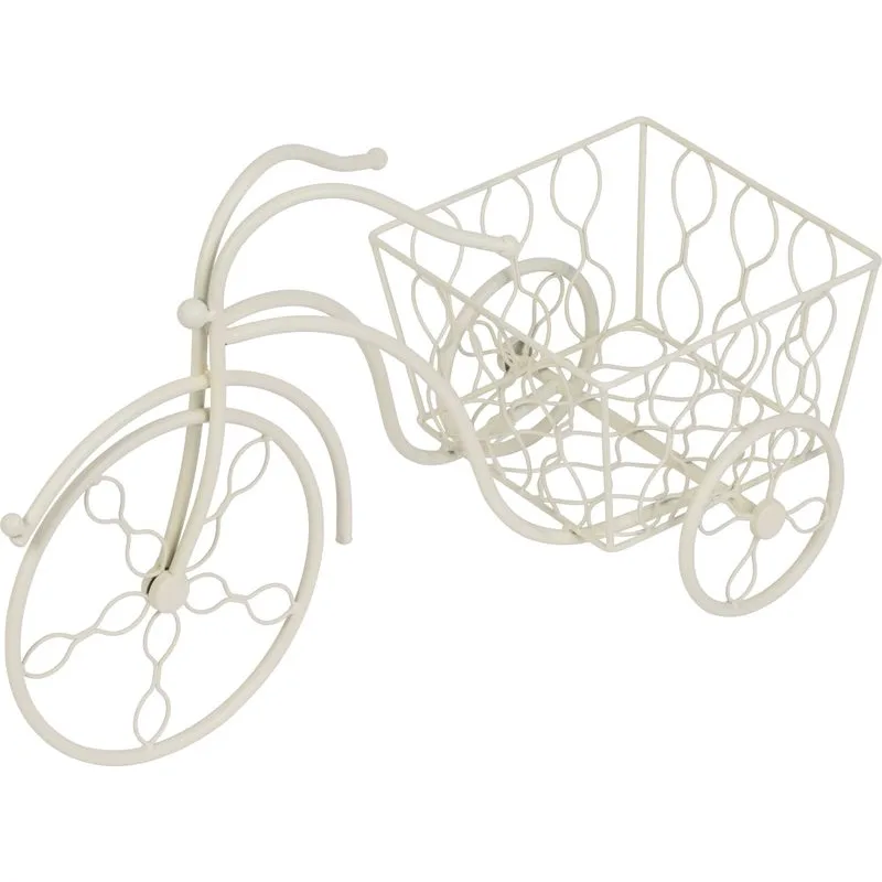 Záhradná dekorácia Mecco Stojan na kvetináč, bicykel, 52x22x32 cm