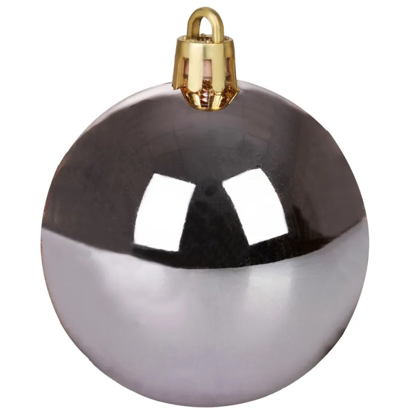 Gule na vianočný stromček, sada, 20 ks, ružové, mix, 6 cm