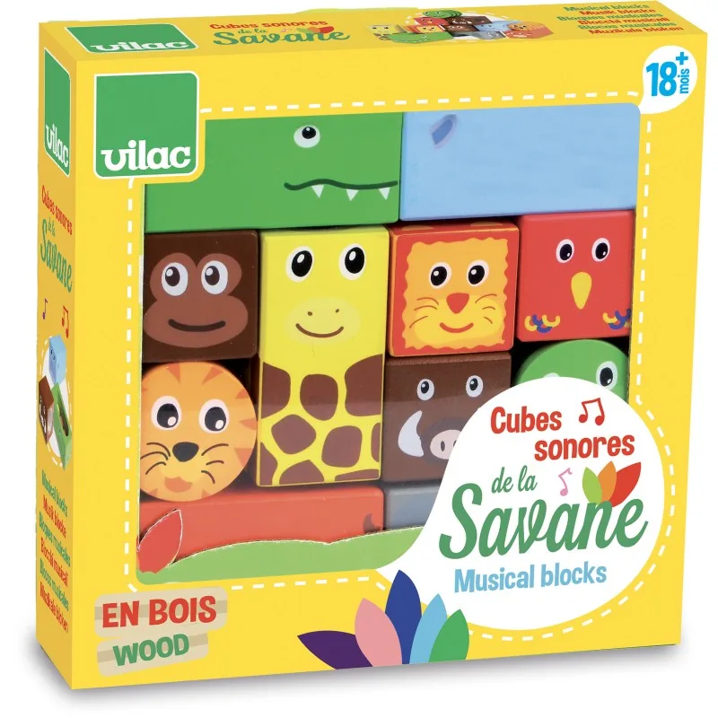 Vilac Hrkajúce kocky so zvieratkami
