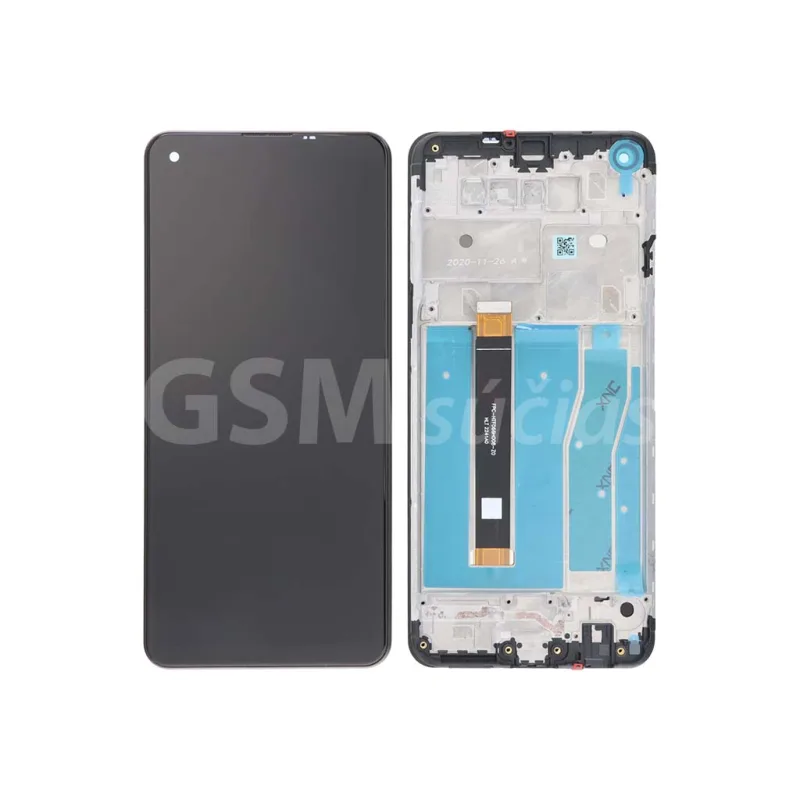 LCD Displej + dotykové sklo LG K51s čierne Farba: Čierna