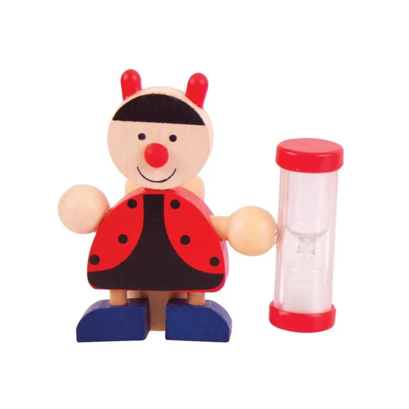 Bigjigs Toys Stojanček na zubnú kefku s presýpacími hodinami 1 ks