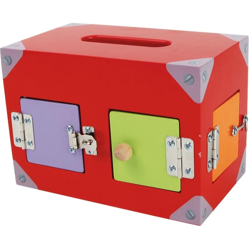 Motorická hra Box so zámkami