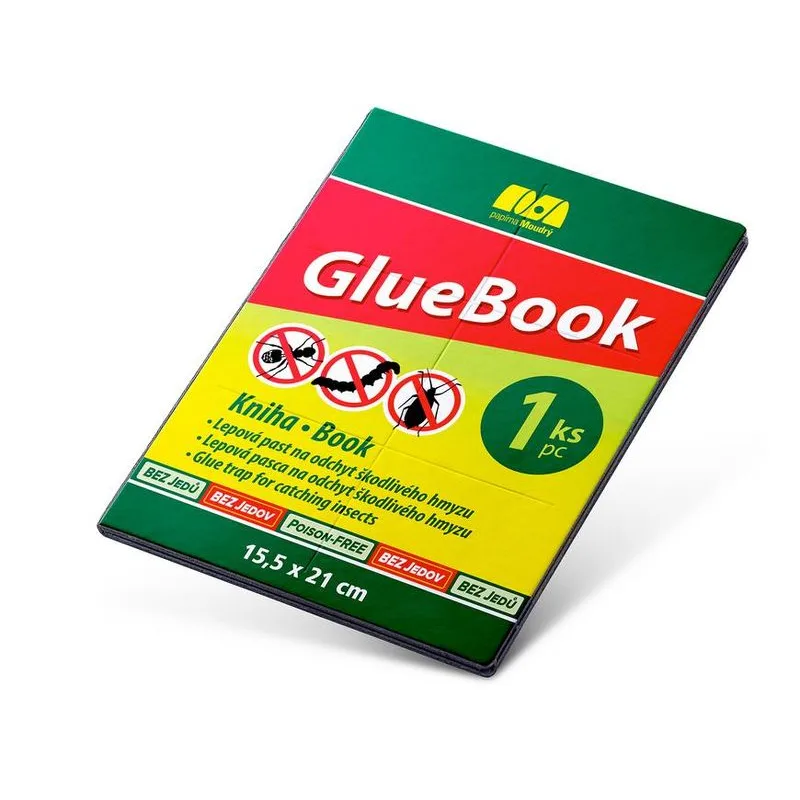 Lepová doska na hmyz GlueBook – účinná pasca na lezúci hmyz