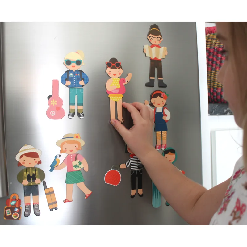 Petitcollage Magnetická knižka Cestovanie