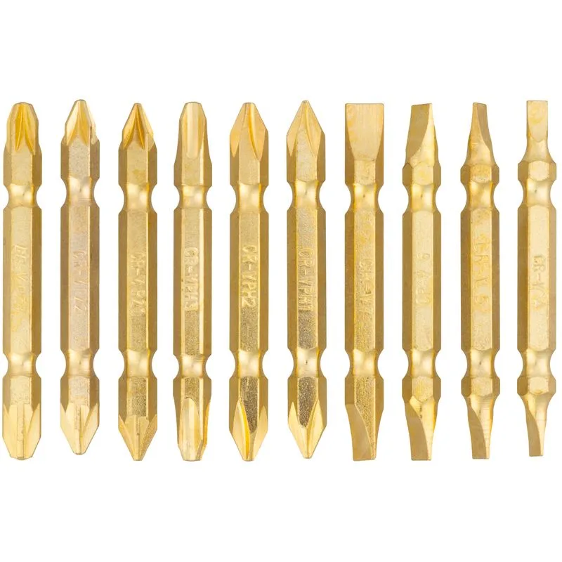 Sada bitov Strend Pro GoldenFish, 10 dielna, CrV, L-65 mm