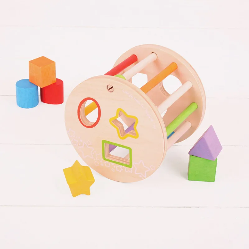 Bigjigs Toys Vhadzovanie tvarov do valca