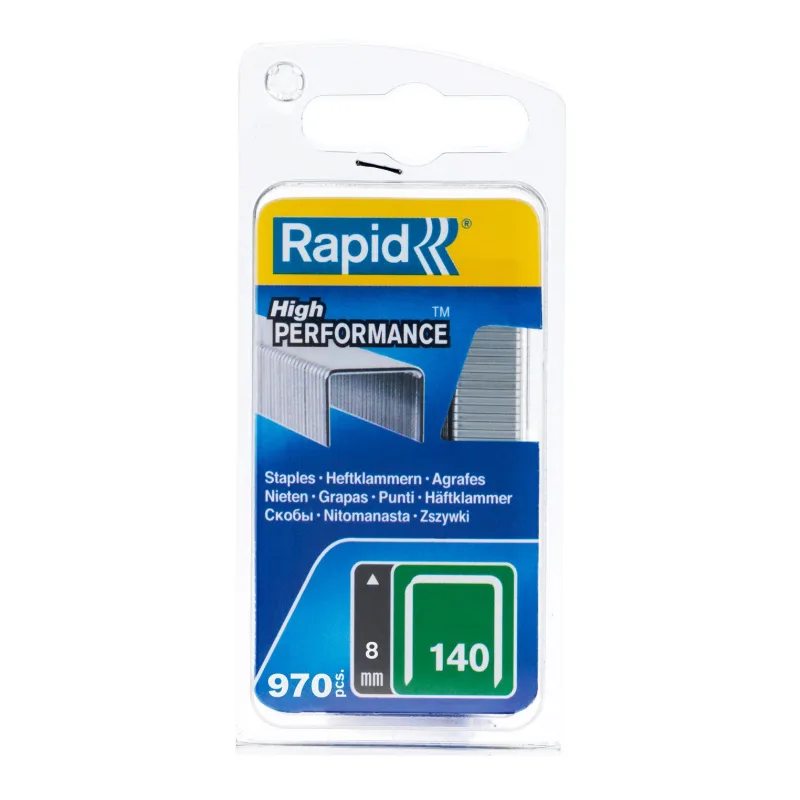 Spony do sponkovačky RAPID 140, 8 mm, 970 ks
