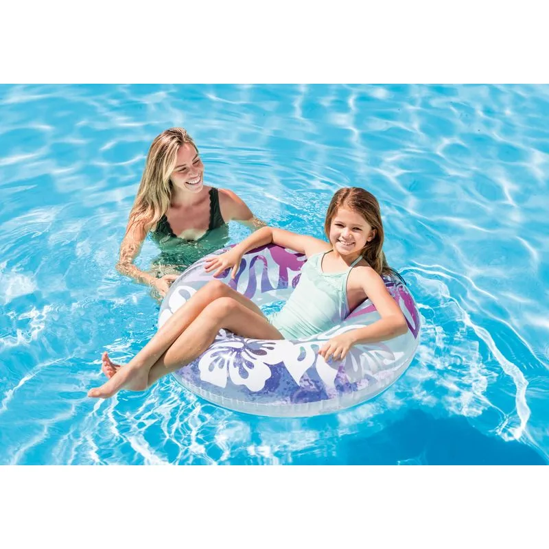 Kruh Intex 59251NP Clear Color, detský nafukovací do vody, 91 cm