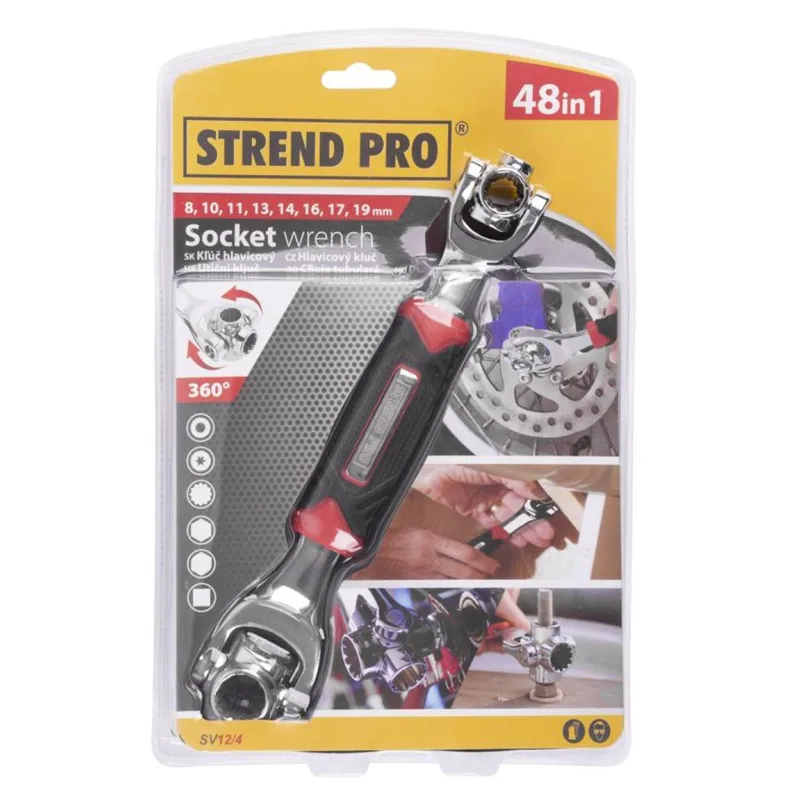 Kľúč Strend Pro SW12/4, Herkules, univerzálny, 48 in 1, multifunkčný