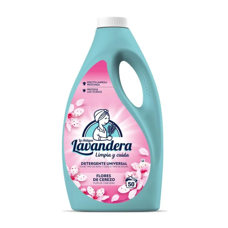 Prací gél Lavandera, čerešňové kvety, 2500 ml, 50 pracích dávok