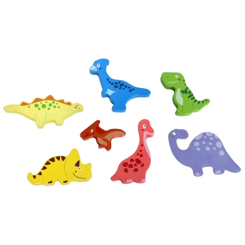 2Kids Toys Drevené puzzle Dinosaury prepojiteľné
