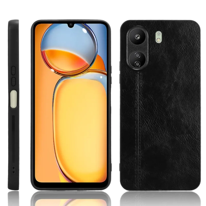 Soft Flex Puzdro Shockproof Sewing Cow pre Xiaomi Redmi 13C, Poco C65 Čierne