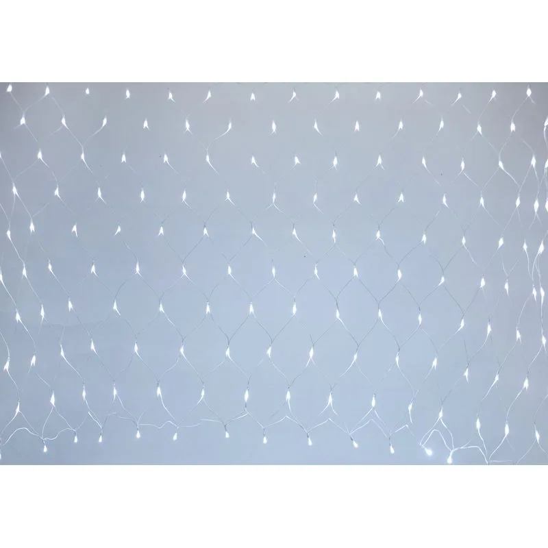 Vianočné osvetlenie reťaz Netled, 160 LED, studená biela, 1x2 m, exteriér