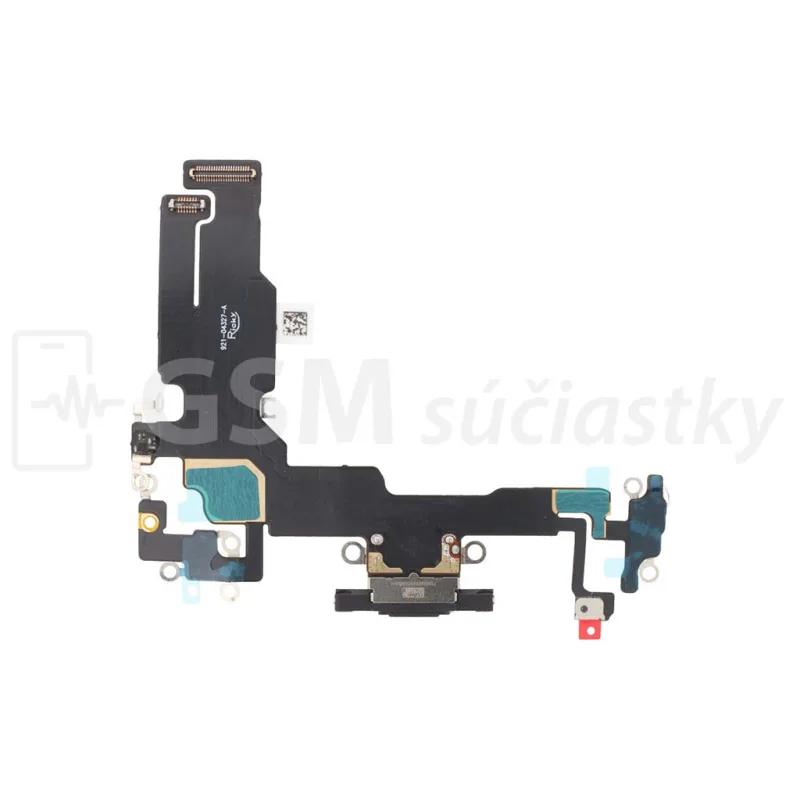 Flex kábel nabíjania iPhone 15 - nabíjací konektor, mikrofón