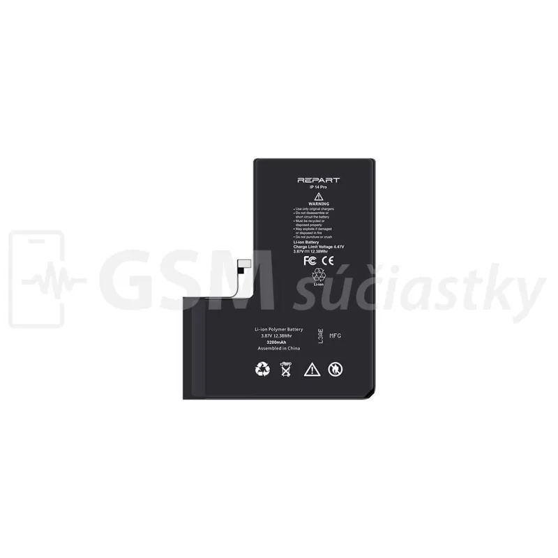 Apple iPhone 14 Pro – Batéria 3 200 mAh (Zobrazuje zdravie)