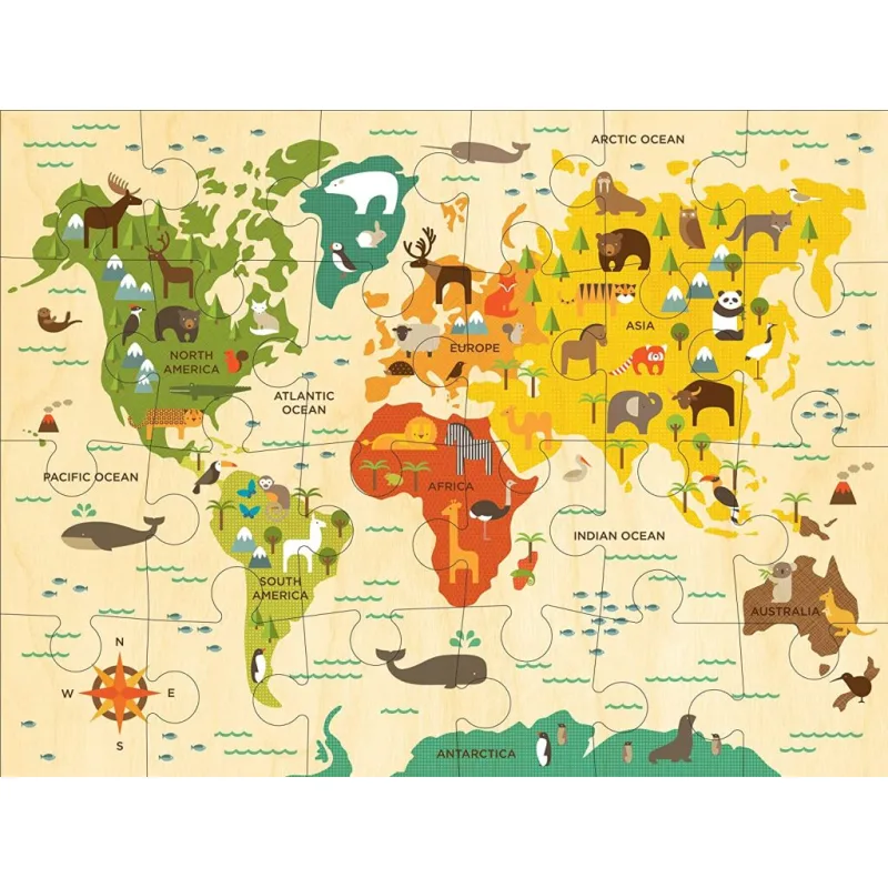 Petitcollage Podlahové puzzle Náš svet