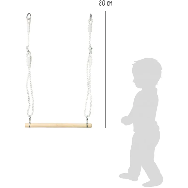 Drevená hojdačka pre deti Trapeze