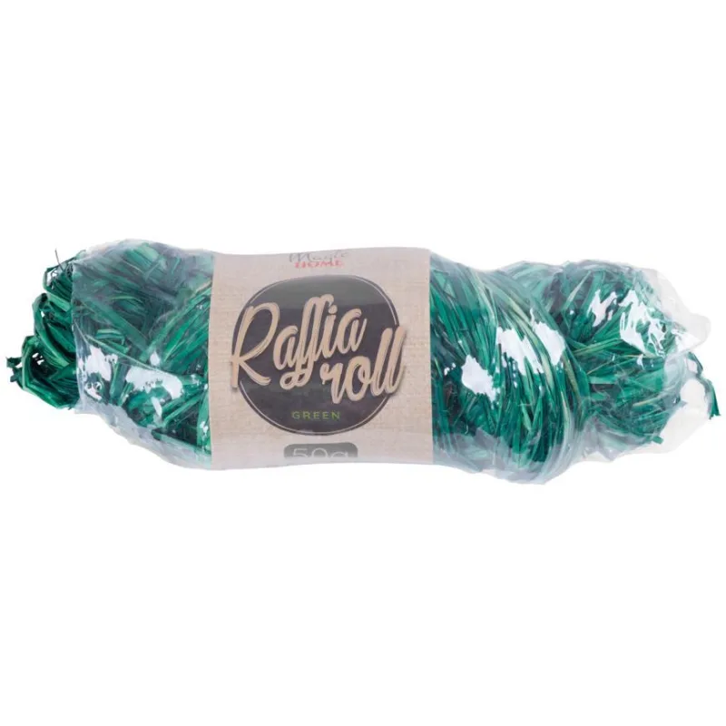 Lyko Raphia Nature, 50 g, zelené