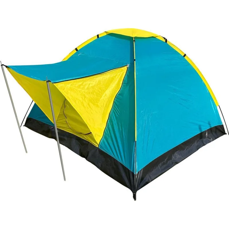Stan Strend Pro, turistický, pre 3-4 osoby, tyrkysový, 205x205x120 cm