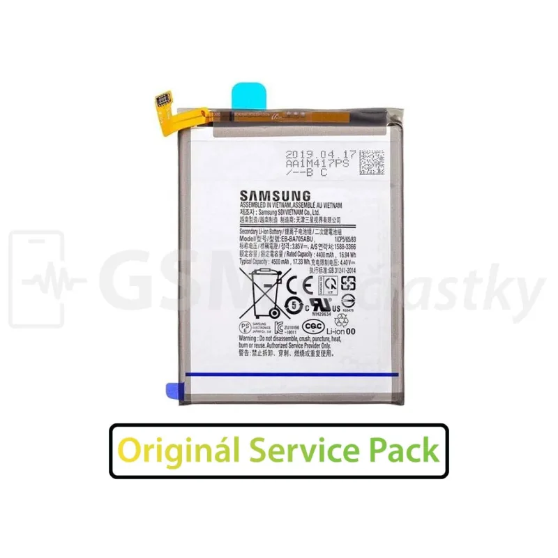 Batéria Samsung A105F, A750F Galaxy A7 2018, A10 - BA750ABU Variant:: Originál