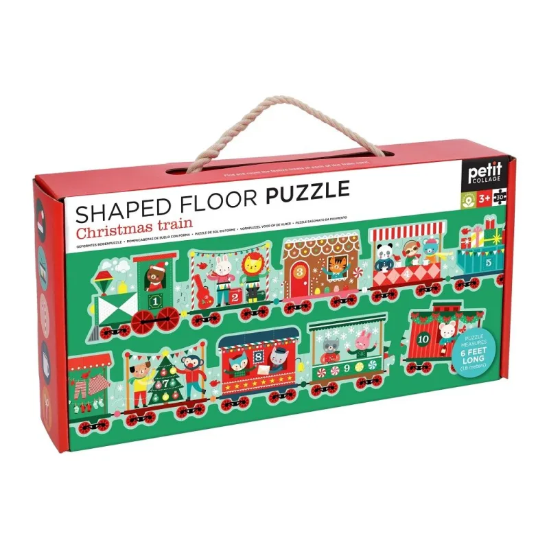 Podlahové puzzle Vianočný vláčik