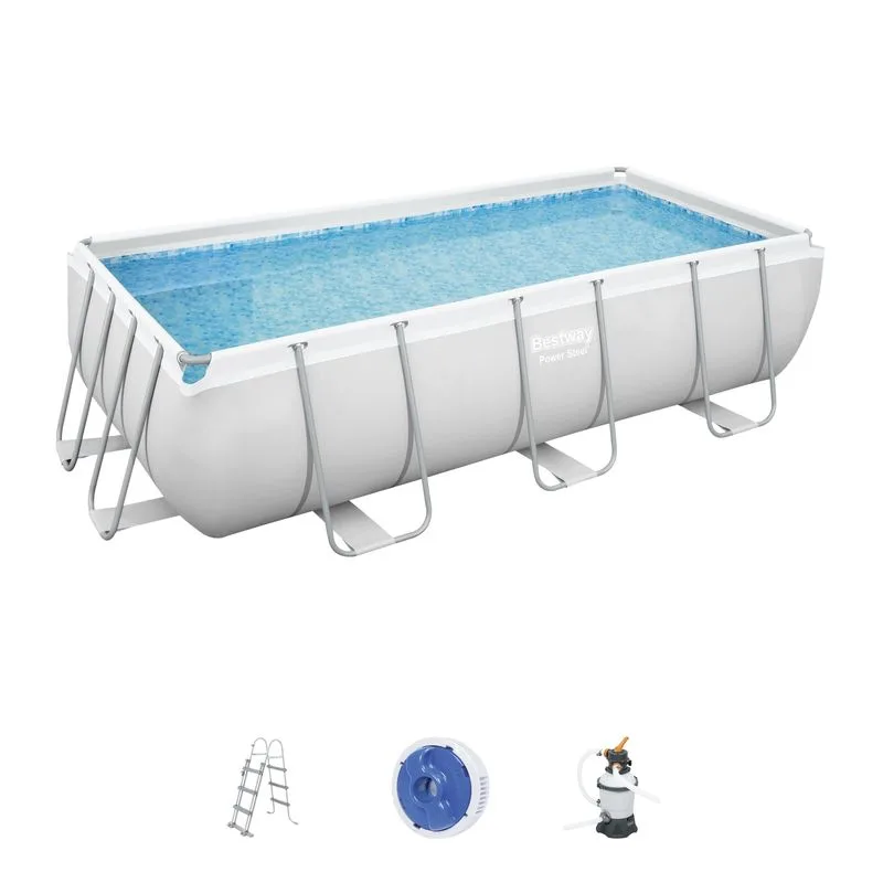 Bestway 56442 Power Steel 404x201x100 cm, bazén s pieskovou filtráciou