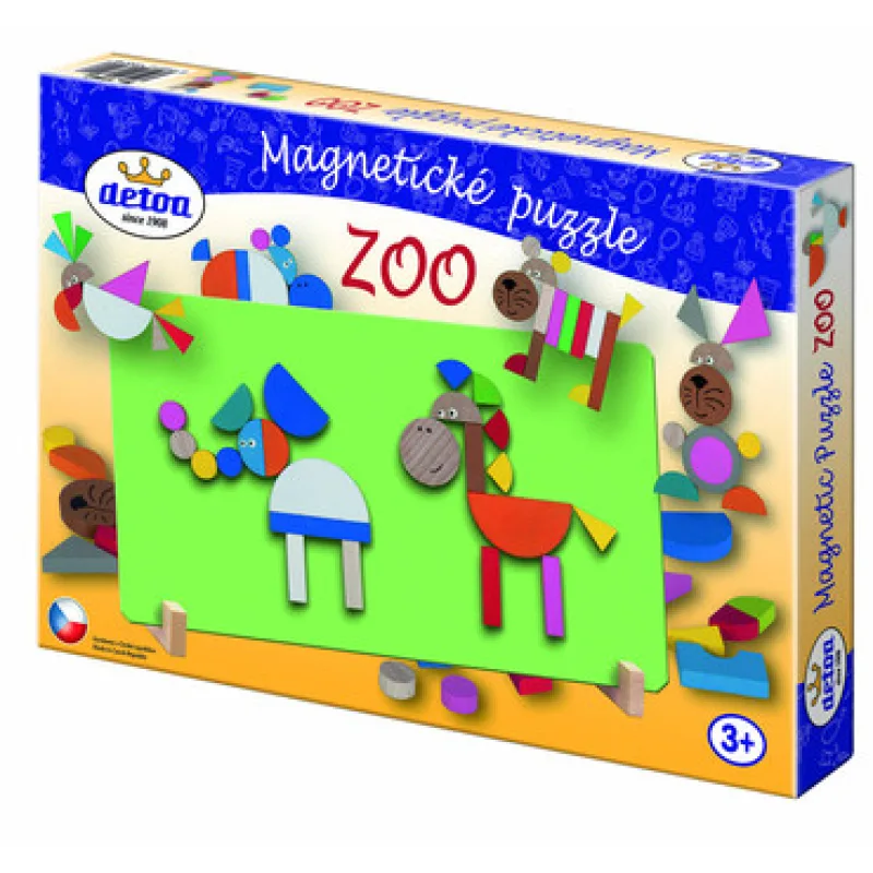 Detoa Magnetické puzzle ZOO