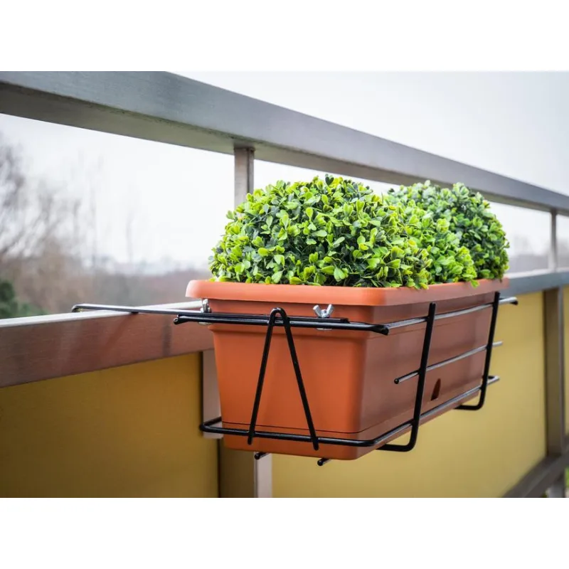 Kovový držiak BUMETA Extra strong na kvetináč, nastaviteľná šírka, 40 cm