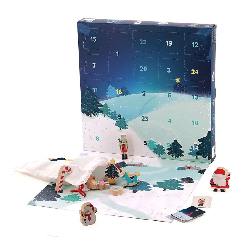 Vilac Adventný kalendár Hmataj a nájdi