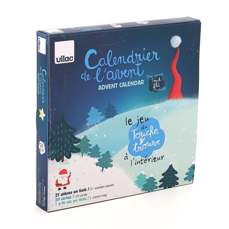 Vilac Adventný kalendár Hmataj a nájdi