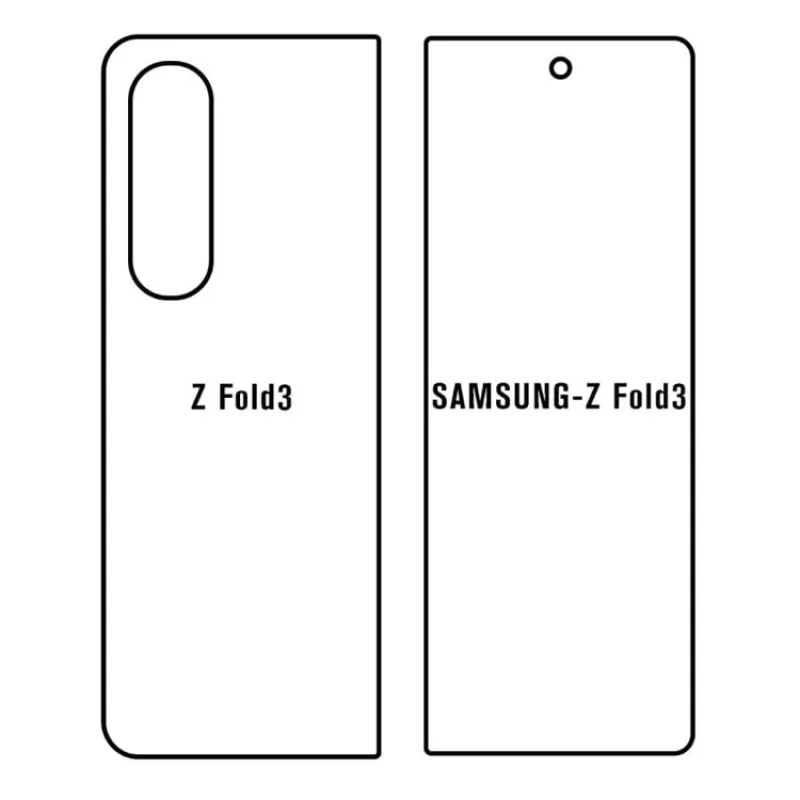 Hydrogel ochranná fólia pre Samsung Galaxy Z Fold 3 (SM-F926) Variant:: vnútorná číra