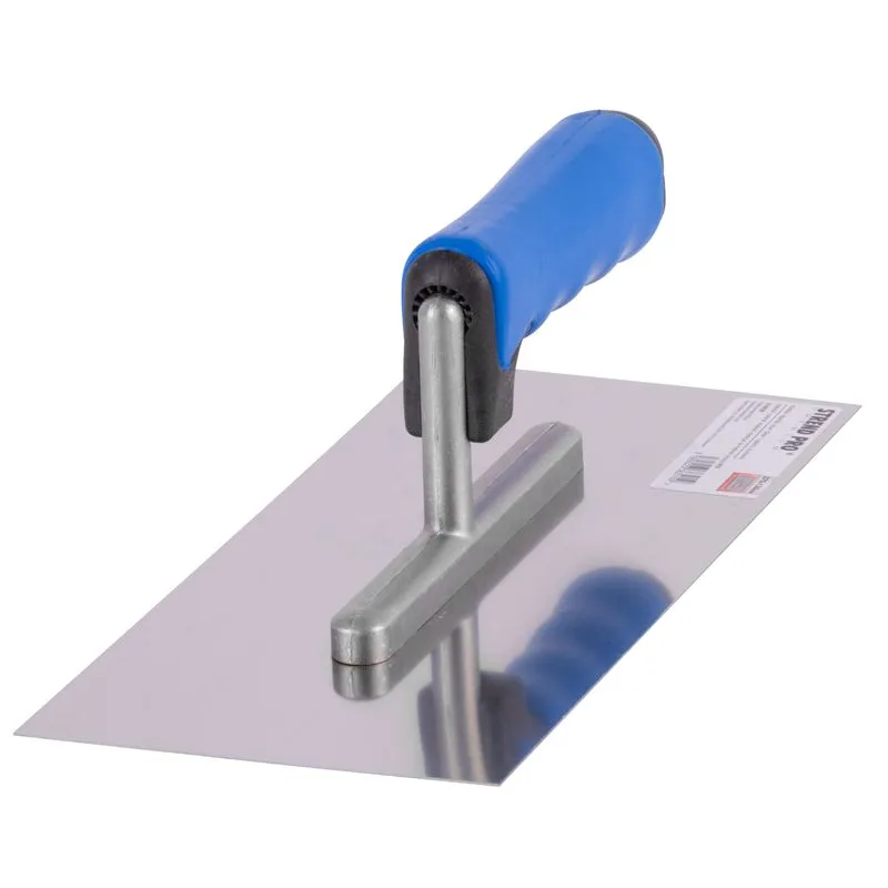Hladítko Premium Blueline, hladké, 270x130 mm, nerez