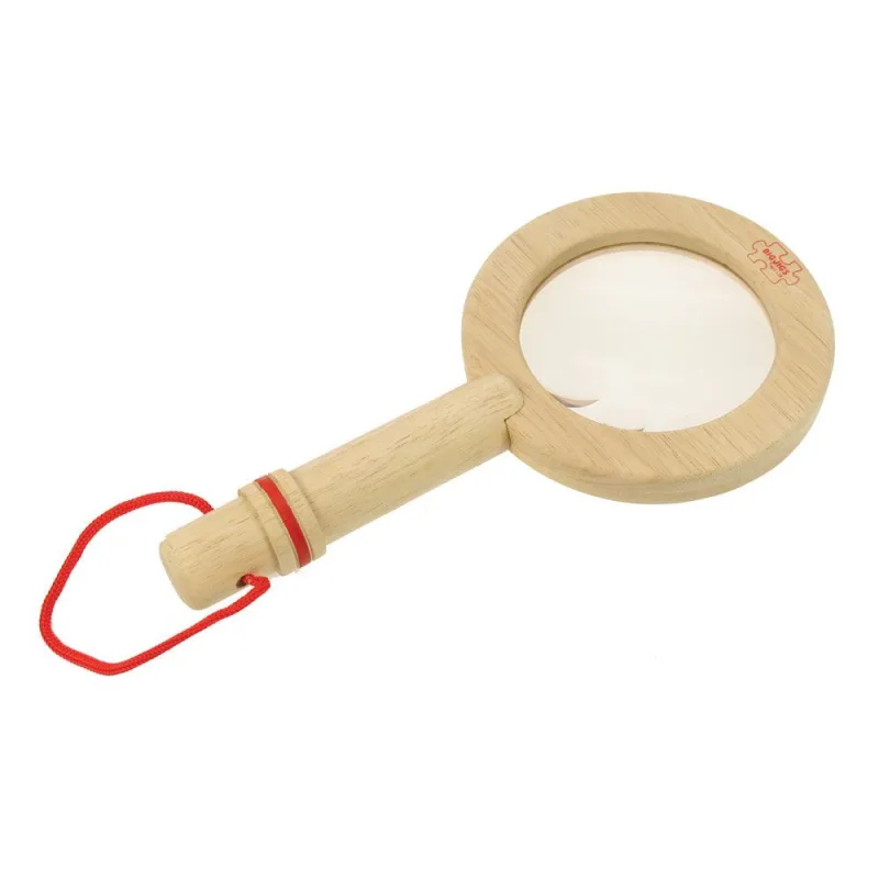 Bigjigs Toys Drevená lupa 23 cm