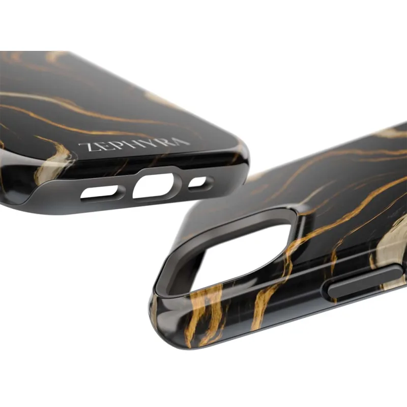 ZEPHYRA Noir Luxe Marble - iPhone 13 Mini Kryt