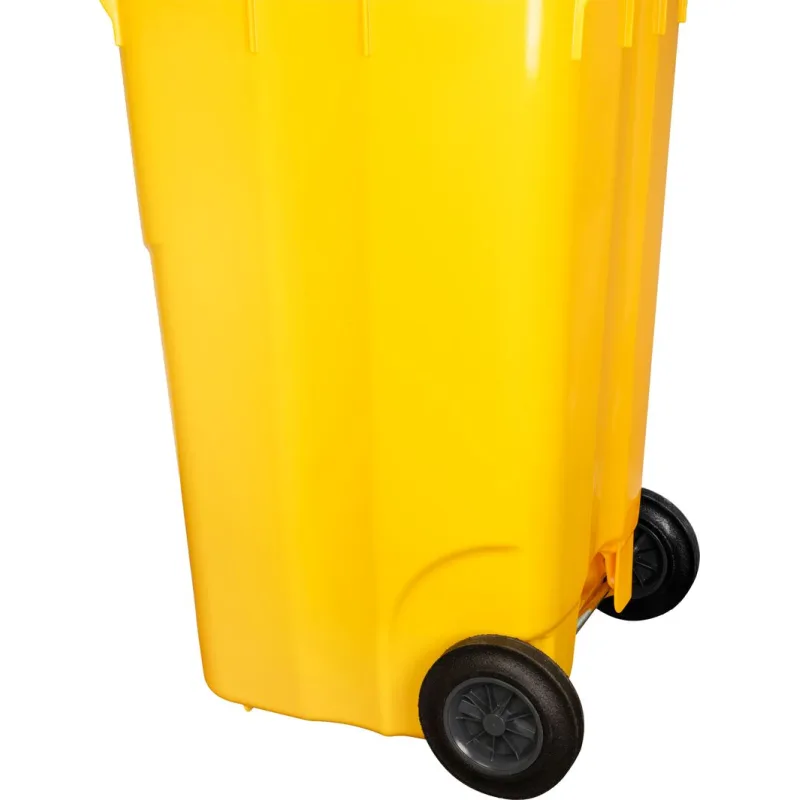 Smetná nádoba MGB 240 l, plastová, žltá, HDPE