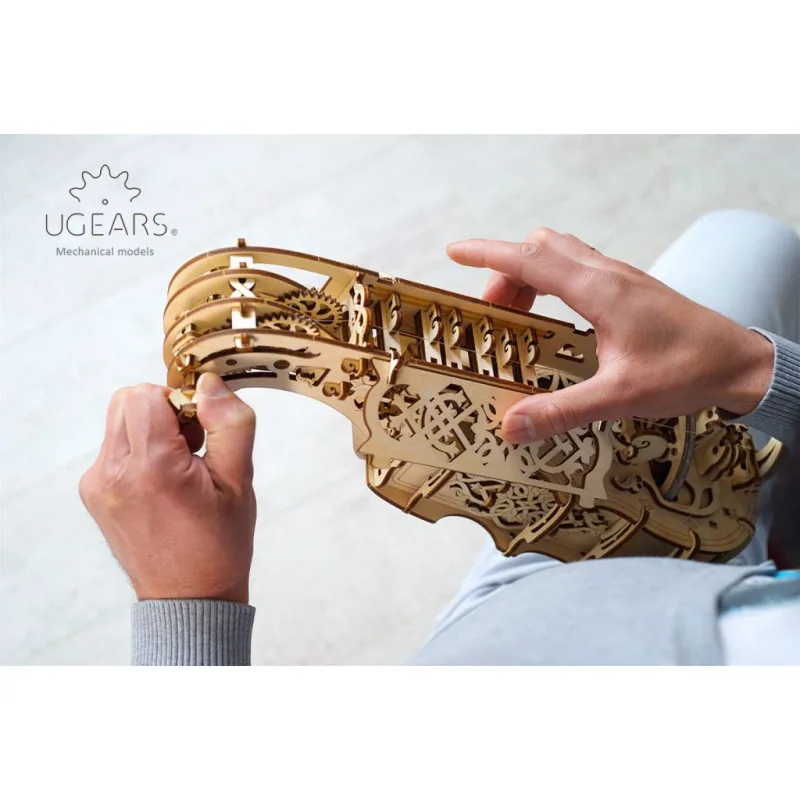 Ugears 3D mechanické puzzle - Kontrabas 292 ks