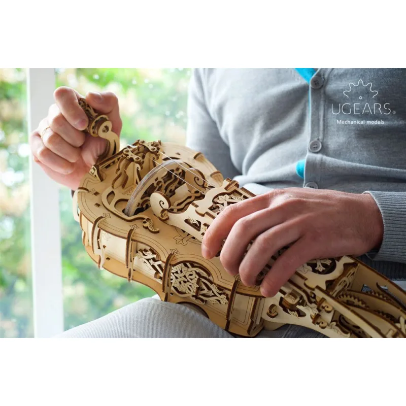 Ugears 3D mechanické puzzle - Kontrabas 292 ks